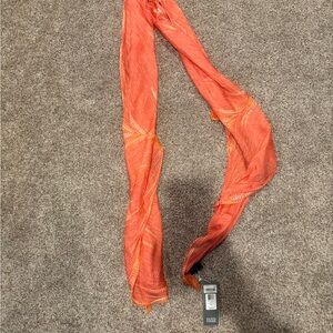 Eileen Fisher Vibrant Coral Scarf